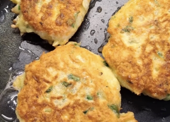 Receita de Panquecas de Bacalhau