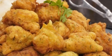 Receita de Pataniscas de Sardinha e salsa do Chef Fábio Bernardino