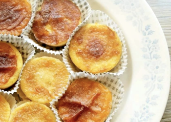 Receita de Queijadas de leite e canela