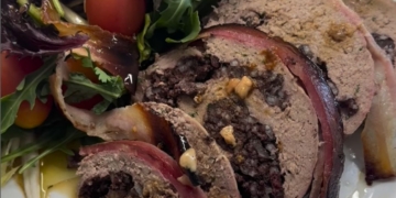 Receita de Rolo de carne com morcela de arroz de Manuel Luis Goucha