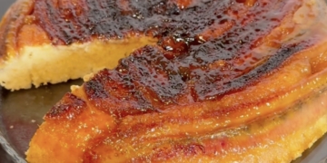 Receita de Tarte de Banana sem precisar de ir ao forno